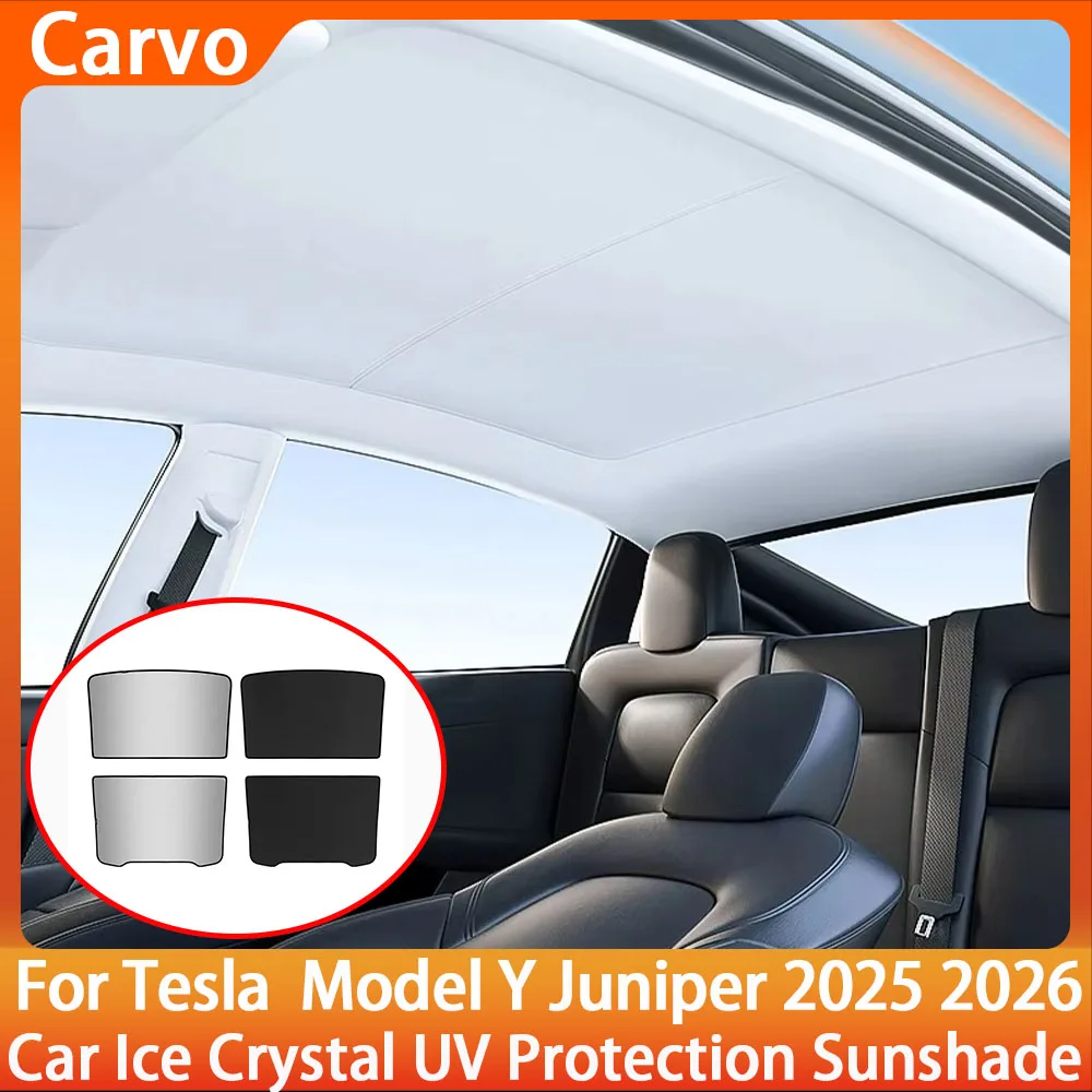 

Солнцезащитный козырек для крыши Tesla Model Y Juniper 2025-2026: Нано-изоляция от УФ-излучения, защита от солнца, эффект ледяного кристалла