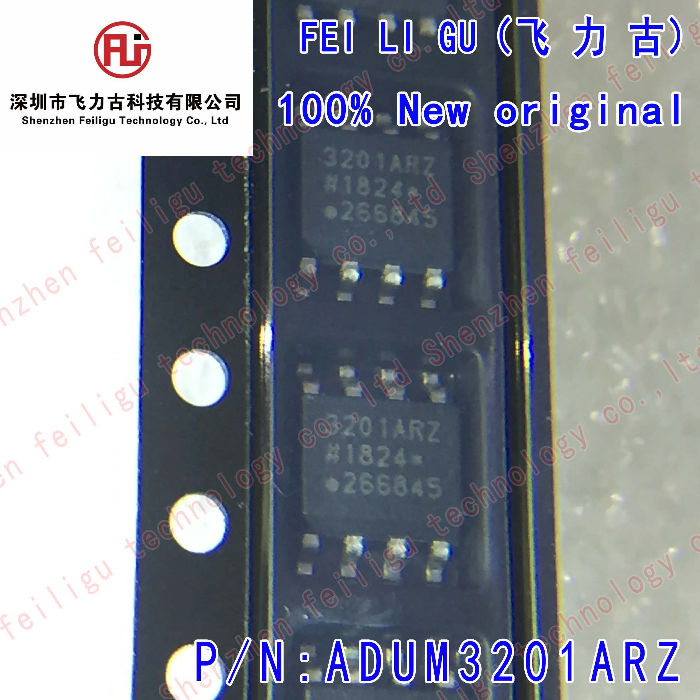 

1/10/30PCS 100% New original ADUM3201ARZ-RL7 ADUM3201ARZ ADUM3201AR Screen printing:3201ARZ Package: SOP8 Digital isolation chip
