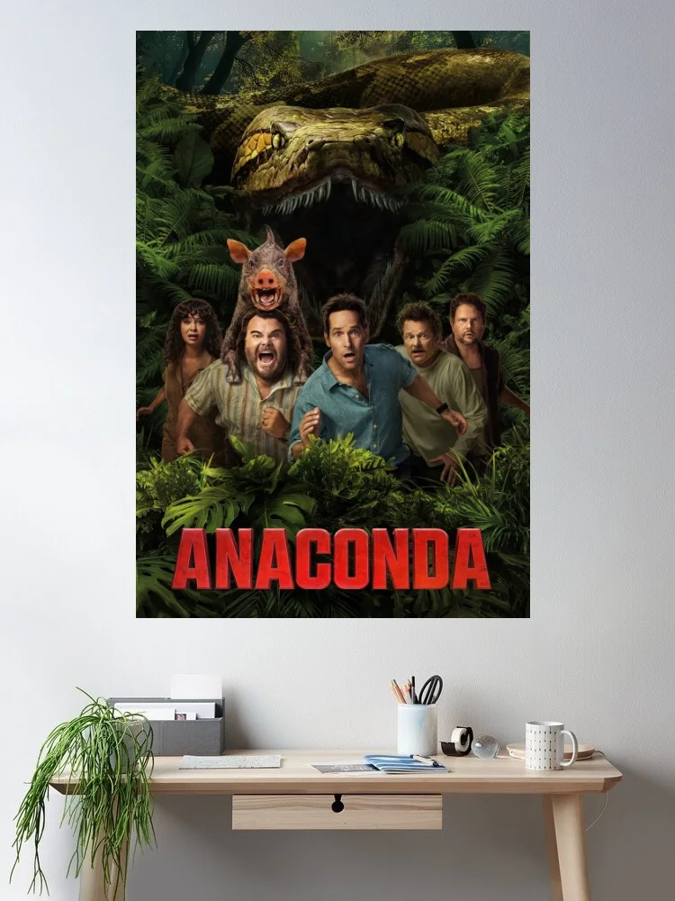 ANACONDA 2025 Movie Print Art Canvas Poster- For Living Room Decoration - Home Wall Decor Picture
