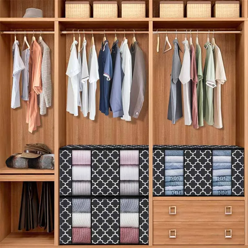 PVC Visual Window Storage Bag | Moisture and Dust Resistant, Wardrobe/Moving Clothing Quilt Sorting, Large Capacity Storage Bag