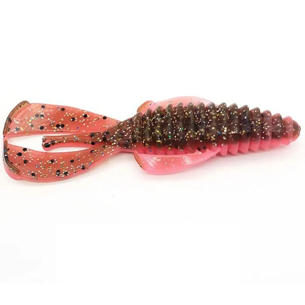 

10PCS Shrimp Lobster Worm 8cm/4.5g Soft Lure Worm Soft Shrimp Silicone T-Tail Bait Pesca Biomimetic Jigs Wobbler Sea