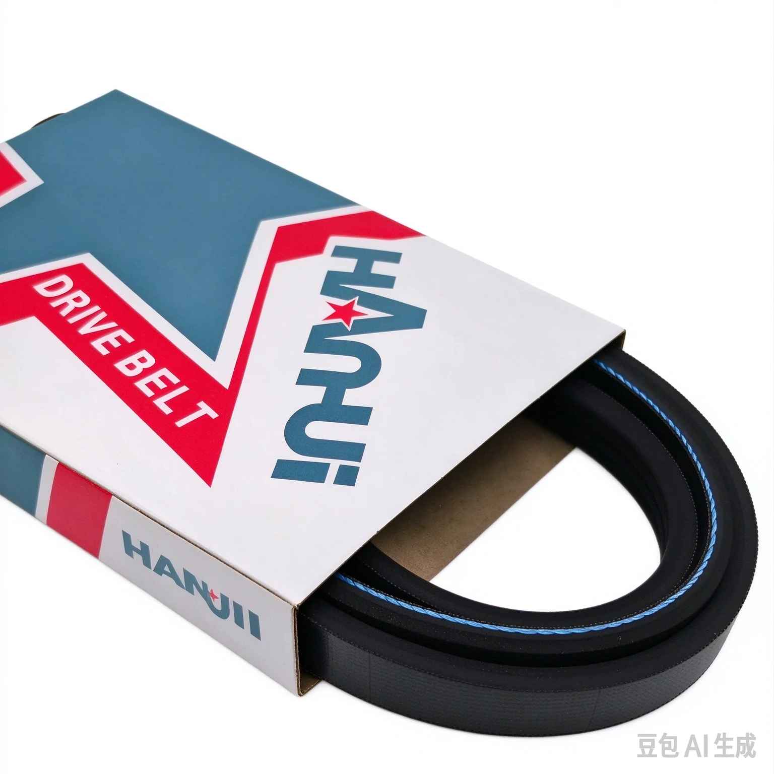 HANUI 4PK1300 Automotive Serpentine Belt, 4 Ribs Multi V Drive Belt