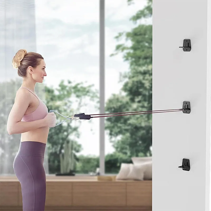 Wall Anchors for Resistance Band Strength Training Bands Workout Anchors Space-Saving Workout Anchors for Yoga Home Gym