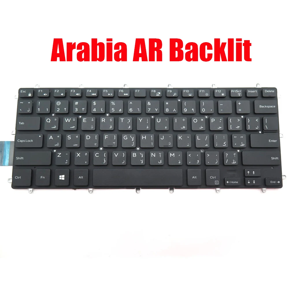 AR/TW Laptop Keyboard For DELL For Vostro 3480 3481 3490 3491 5370 5468 5471 For Latitude 13 3379 3310 3390 2-in-1 3490 Greek