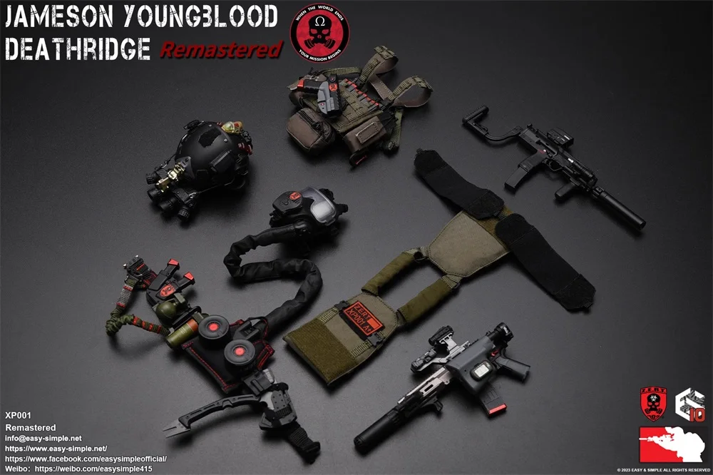 In Stock For Sale 1/6th EASY&SIMPLE ES XP001 US. Soldier Doll Full Set Moveable Action Figure About 12