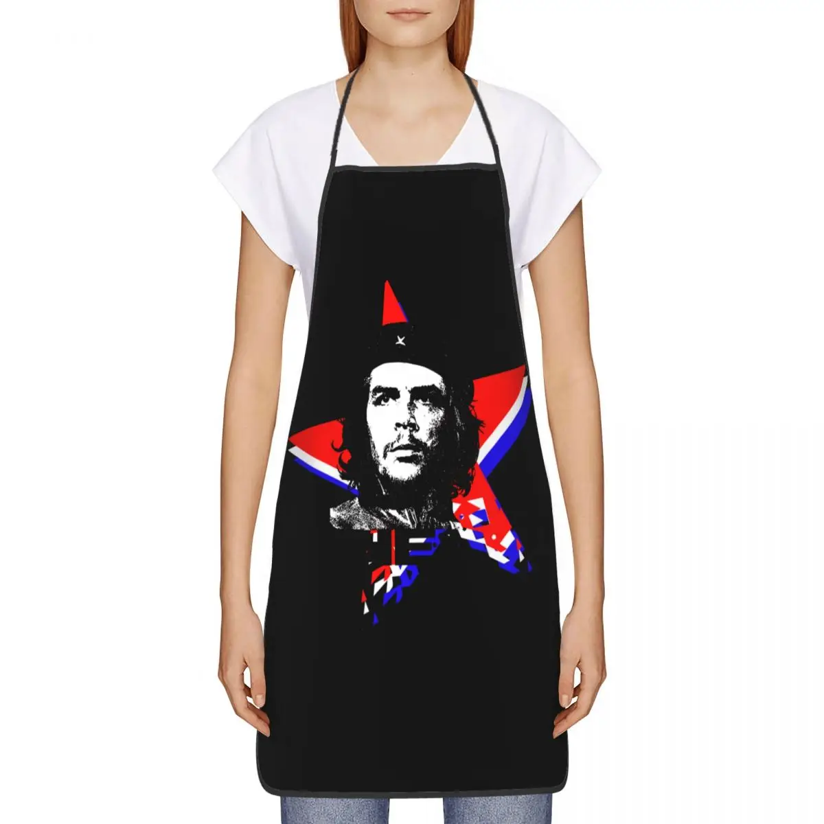 Ernesto Che Guevara Hero Funny Apron Cuba Cuban Revolution Unisex Kitchen Chef Bib Tablier Cuisine Cooking Baking Gardening