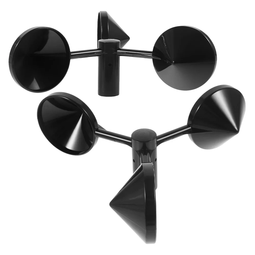 2 قطعة كأس قياس الرياح الاستشعار استبدال مقياس شدة الريح كوب دائم ABS المواد سرعة الرياح متر مستشعر سرعة الرياح