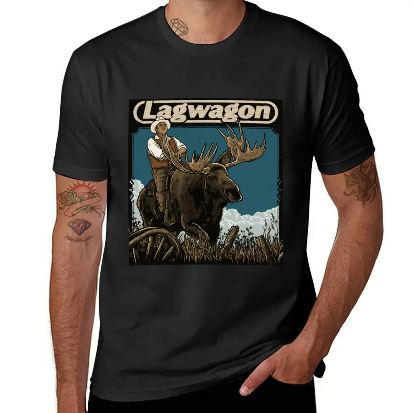 Lagwagon T-Shirt Oversized Zweettops Kleding Voor Mannen