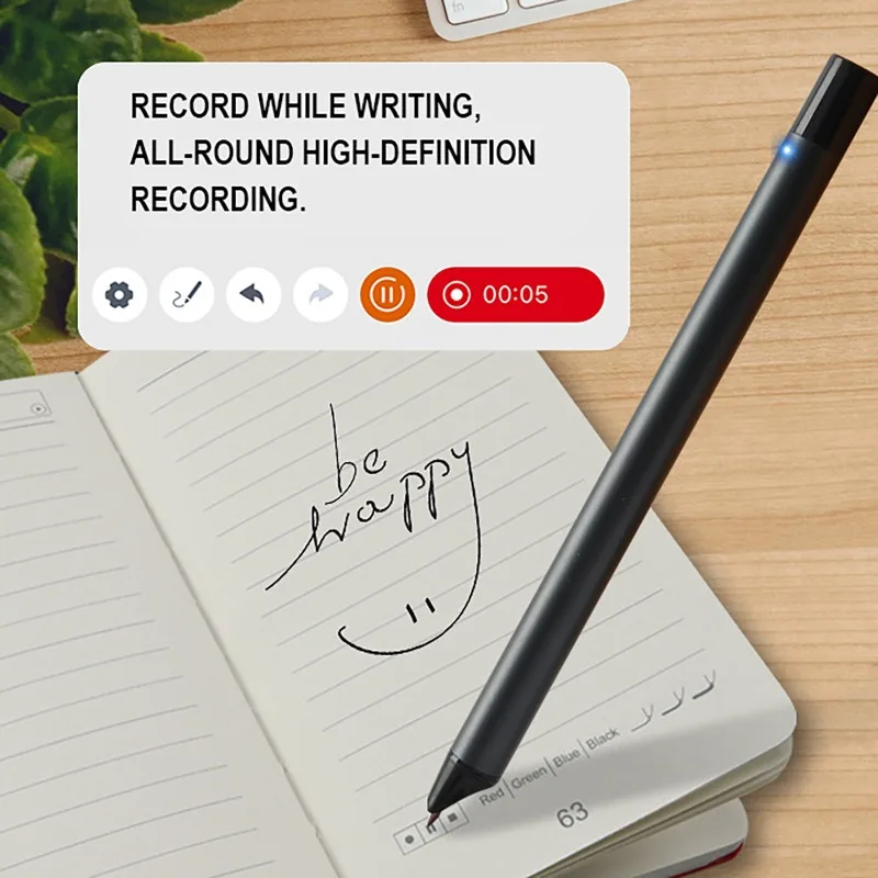 Conjunto de notebook síncrono com tela de papel inteligente AI, conexão Bluetooth, design, pintura, escrita, livro eletrônico, caneta digital