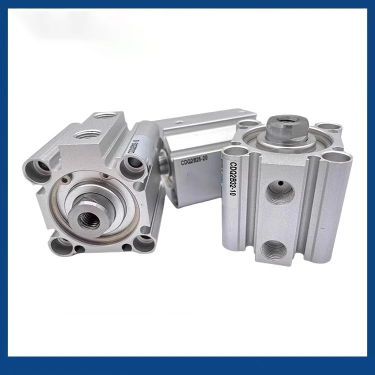CDQ2B25 32 40 50 63-75DMZ Compact Thin Cylinder Double Acting With Magnet Rod End Male Thread CDQ2B12 CDQ2B16 CDQ2B20