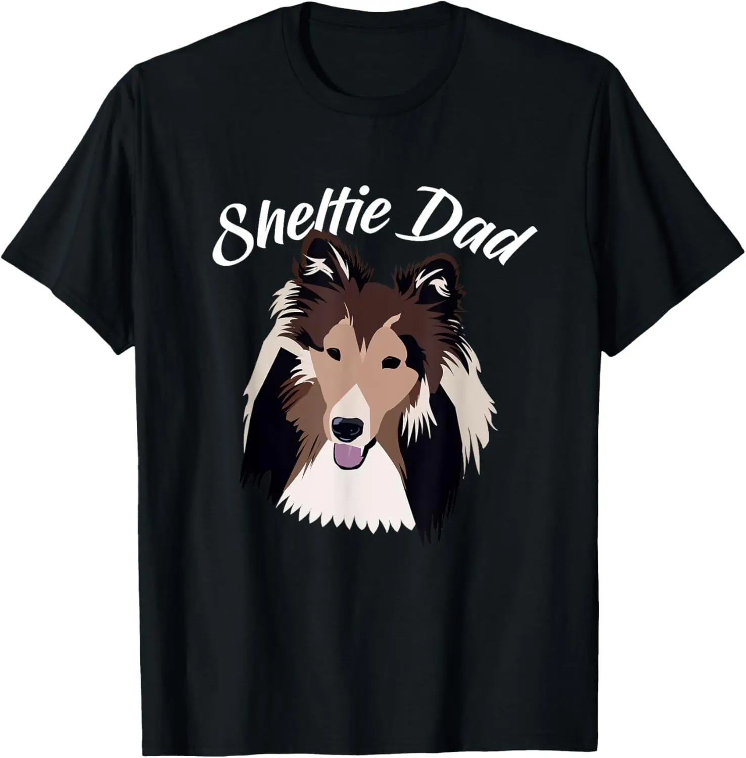 Shetland Sheepdog Dad T Shirt for the Sheltie Dad