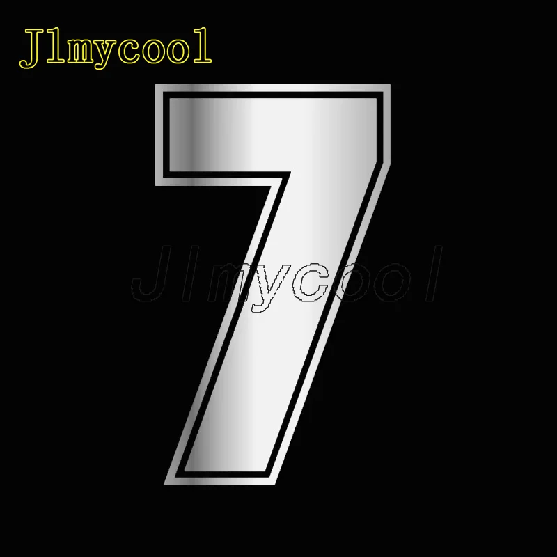 

3D Motorcycle Sticker Number 7 Funny JDM Sticker on Auto Motorcycle Decal Stcker Vinyl