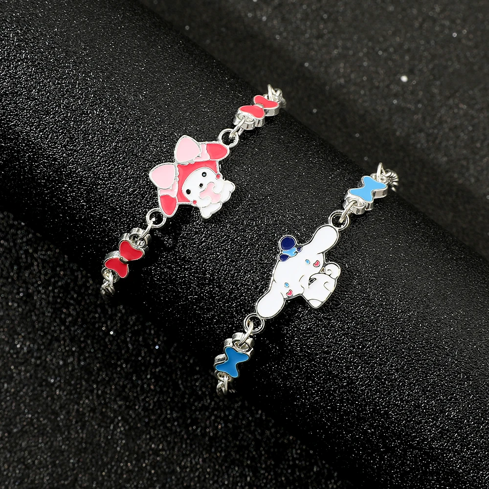 Sanrio Cinnamoroll Melody Bracelet, Kawaii Fashion, Exquisite Charm Jewelry, Girl's Birthday Gift, New