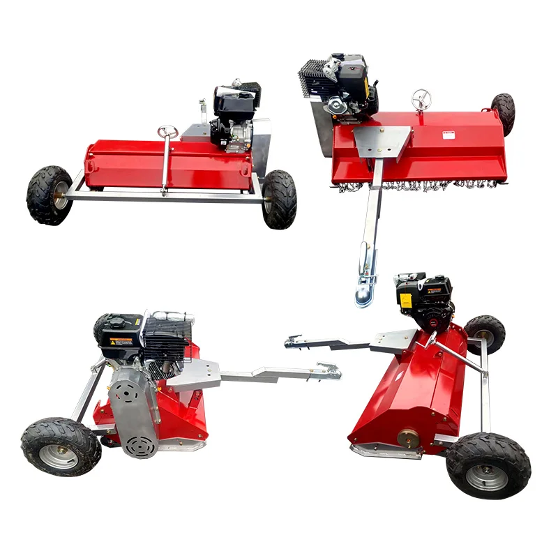 High Quality Agricultural Machinery Bar Cutting ATV Hay Mower Light Trailer Rear Mower ATV Flail Mower 100