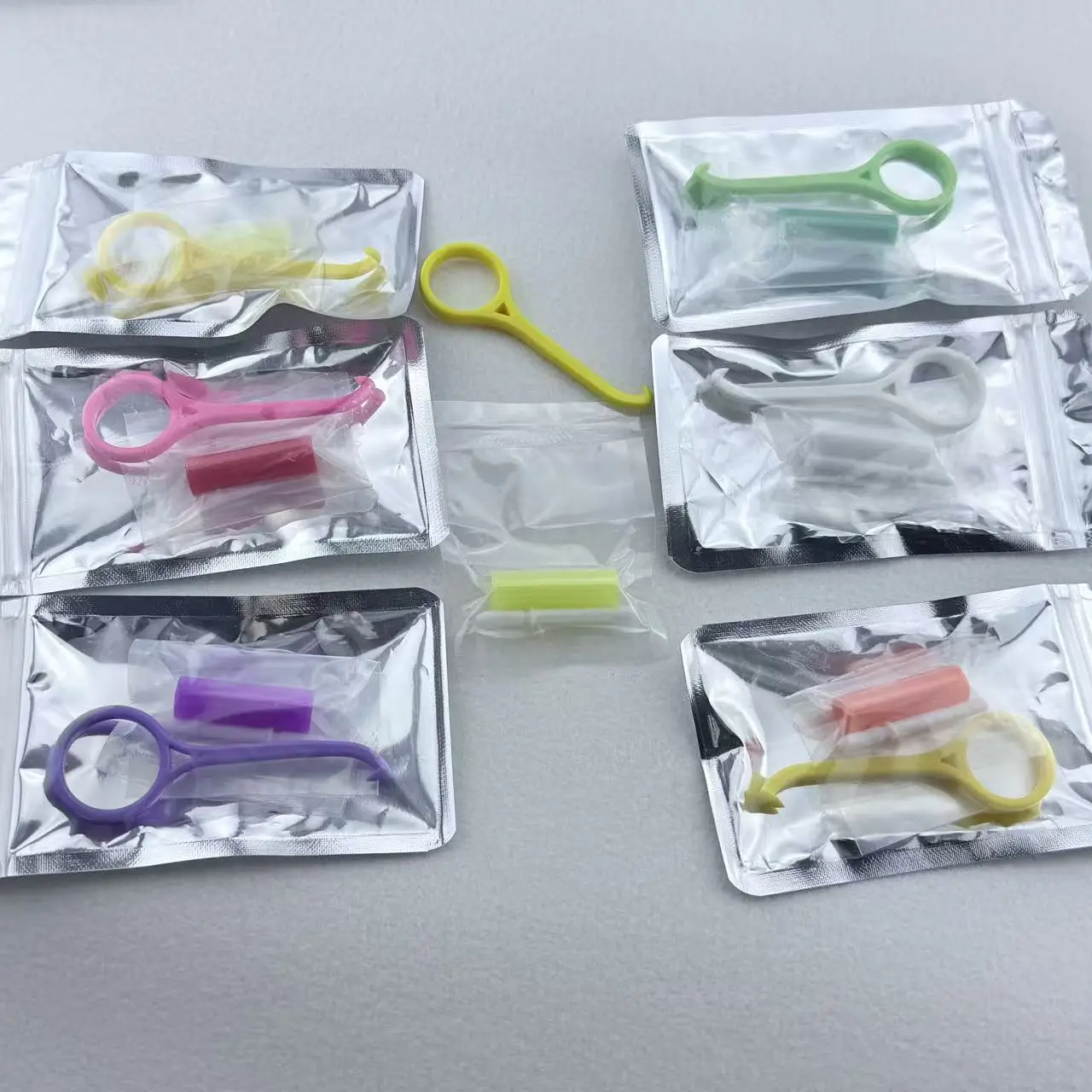 50Sets Aligner Chewies Dental Silicone Teeth Stick Bite Orthodontic Invisable Braces Aligners Chew Oral Hygiene Removal Hook