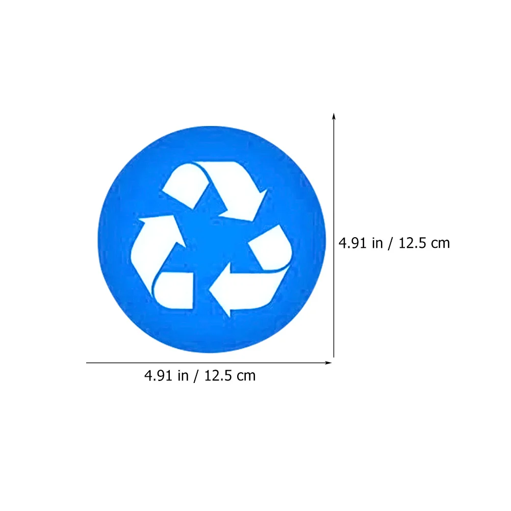 

Self Adhesive Recycling Stickers Recycle and Trash Garbage PVC Label for Can Labels