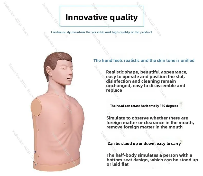 

Coronary cardiopulmonary resuscitation simulation human CPR first aid training medical model