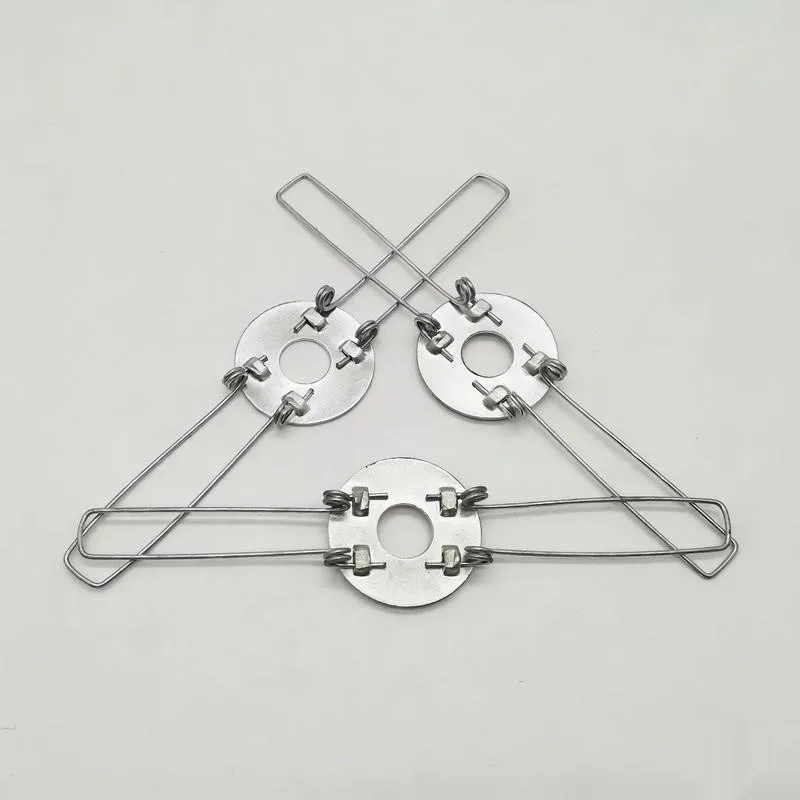 40 pcs 100mm Metal Spring Clamps for Lamp Fixture Repair, Easy Snap-On Install, Sturdy Metal Material