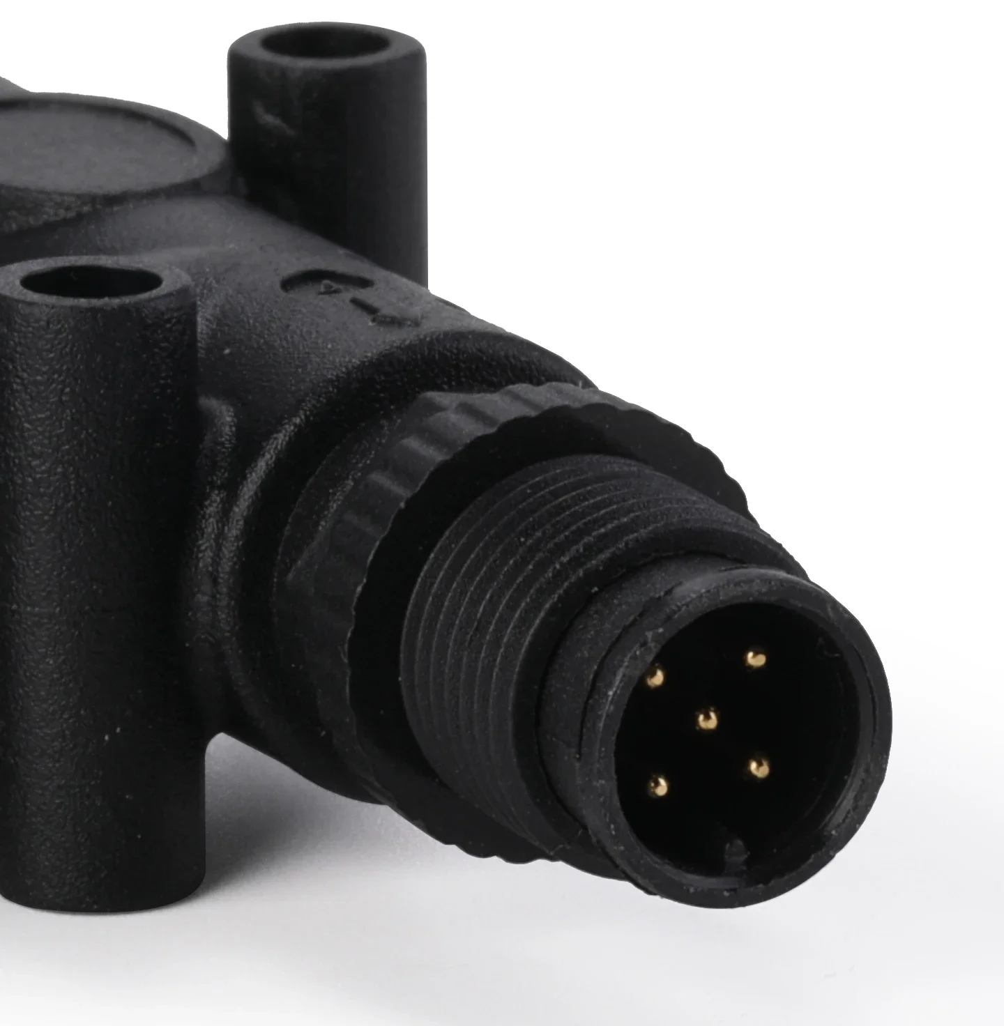 SZGCC Marine NMEA 2000 T Connector 4 Port 5Pin M12 Thread IP67 Waterproof NMEA 2000 (N2k) (Tee) T-Connector for Garmin Lowrance