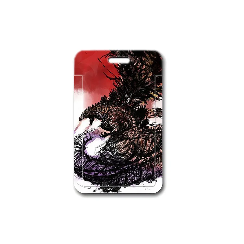 Godzillas VS KingKongs ID Card Holder Kids Anime Monster Action Figures Passport Case Bank Bus Cards Protect Cover Children Gift