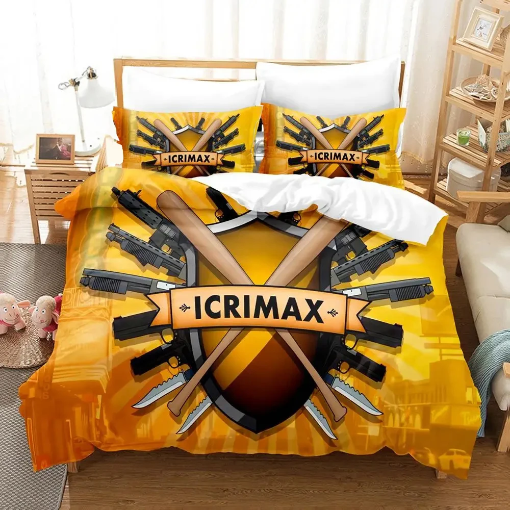 Imagem -03 - Print Conjunto de Cama para Adultos Capa de Edredão Cama Colcha Fronha Consolador Rei Queen Size Meninos Icrimax3d