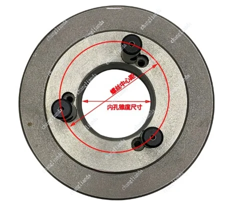 Three Jaw Chuck Connection Transition Flange Lathe Spindle Adapter Plate 160 D4 D5 200 D4