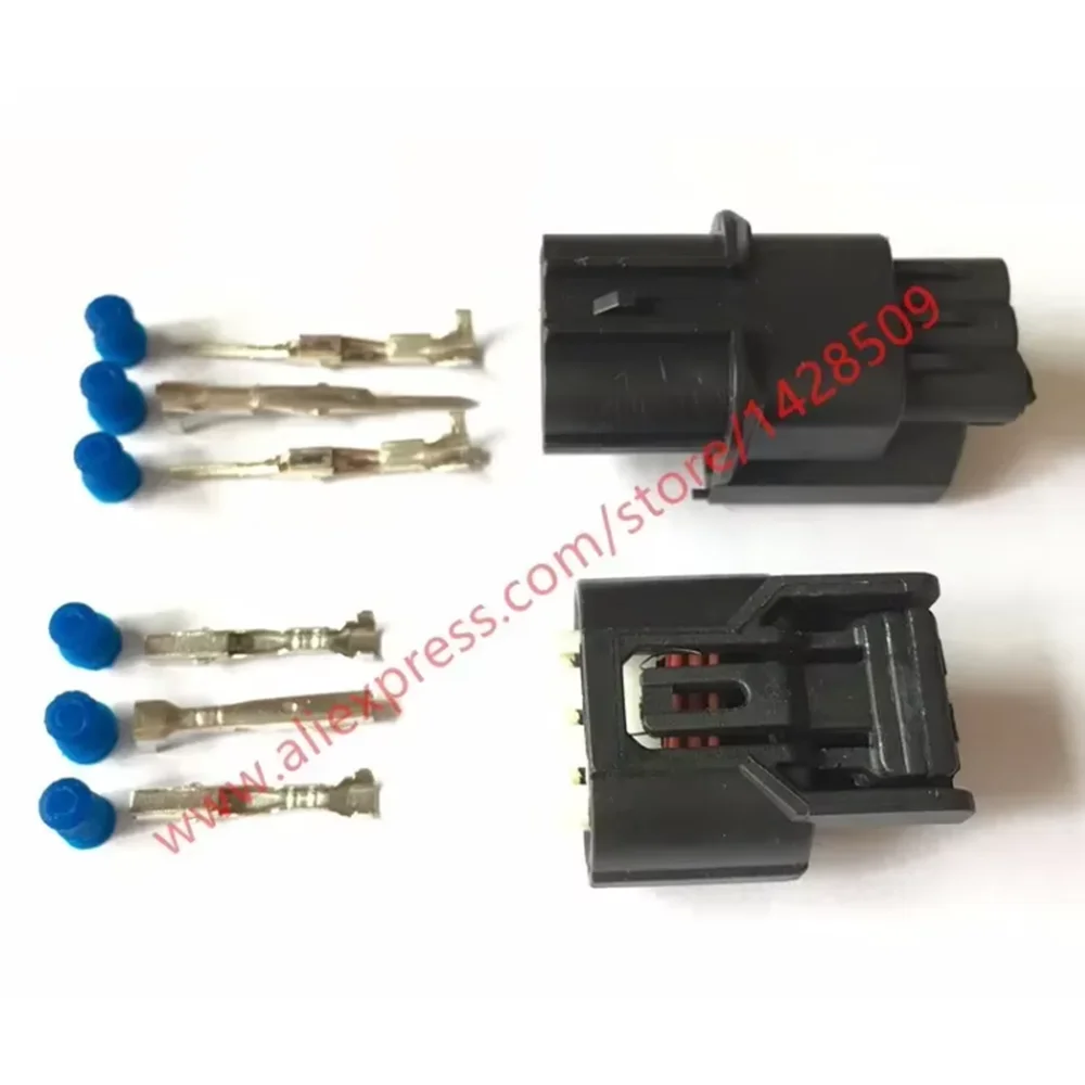 1 Set 3 Pin 6188-4739 6189-0887 Female Male 1.2mm Auto Waterproof Connector Plug Auto Oxygen Sensor Plug For Sumitomo Truck