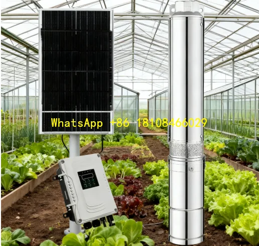 

1500W Solar Submersible Pump for Medium-Rise Building Water Supply Head/Well Depth:10M3/h Flow Rat:108m