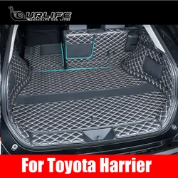 For Toyota Harrier Venza 2021 2022 Car Boot Mat Rear Trunk Liner Cargo Leather Floor Carpet Tray Protector Accessories Mats