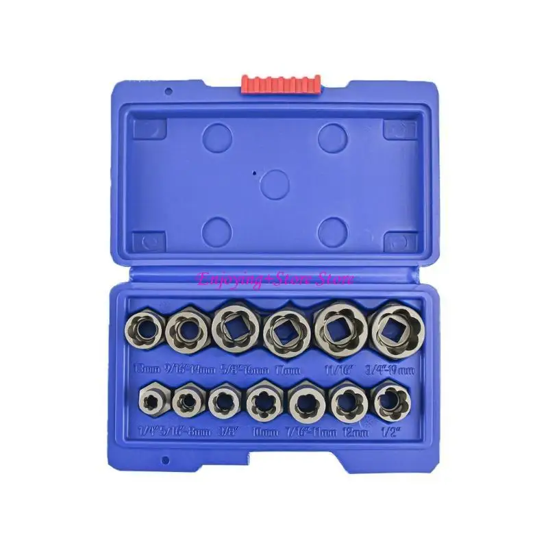 

G6DA 13pcs Extractor Extractor Growen, подходящее для частого использования инструмента для удаления винта для снятия винта с