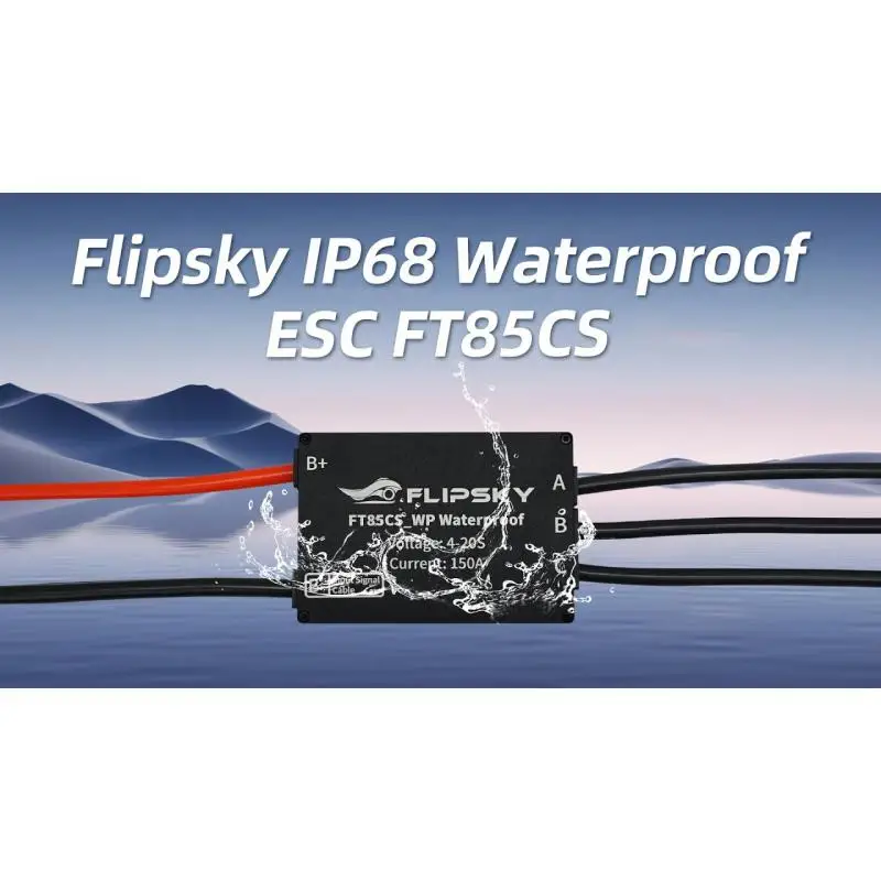 Flipsky FT85CS IP68 Waterproof Non-VESC Electric Scooter/Ebike Speed Controller 85V 150A with Aluminum Enclosure for Robotics