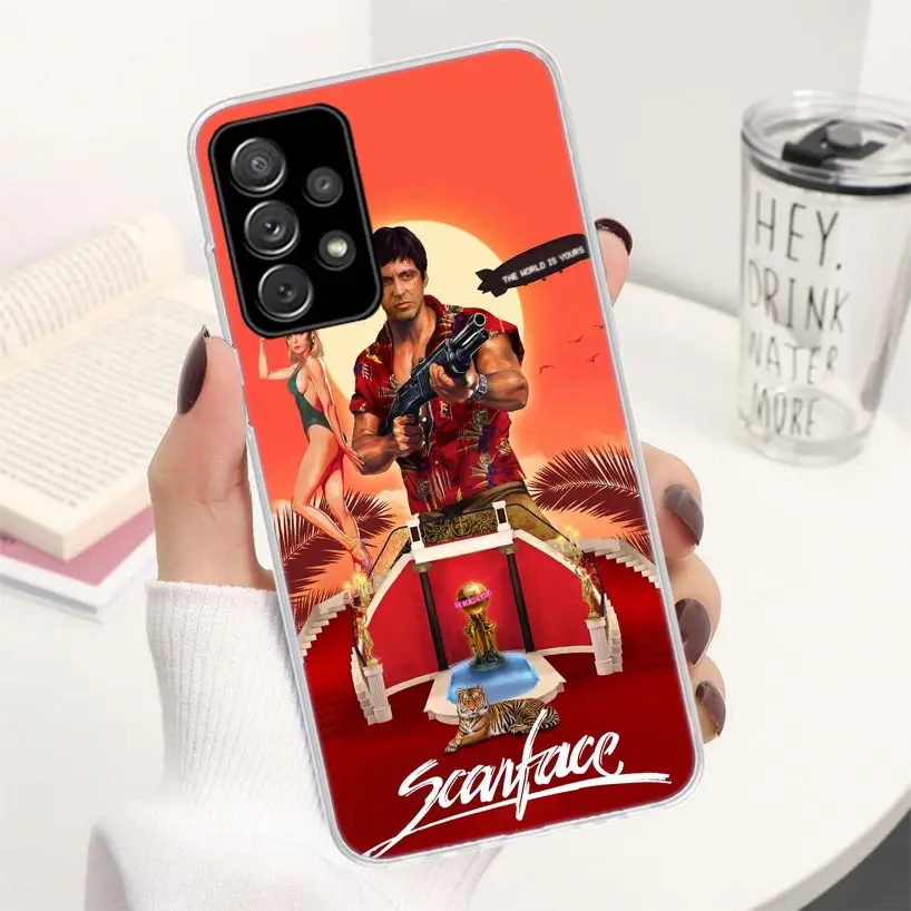 Scarface 1983 Film Al Pacino Movie Coque Phone Case For Samsung Galaxy A51 A50 A71 A70 A41 A40 A31 A30 A21S A20E A10 A11 A01 A6