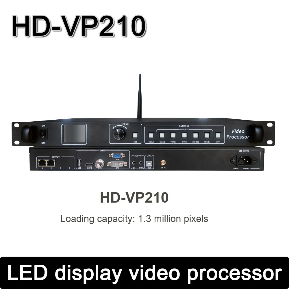 HD-VP210 LED display video processor,LED display sending card,Synchronized LED display sending box,