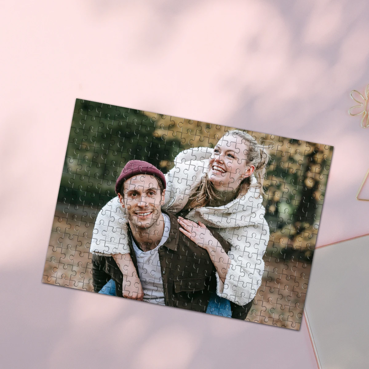 35/150/300/500/1000pcs Personalized Custom Photo Puzzle romantic couple DIY Photo Jigsaw puzzle Custom DIY Personalised Photo