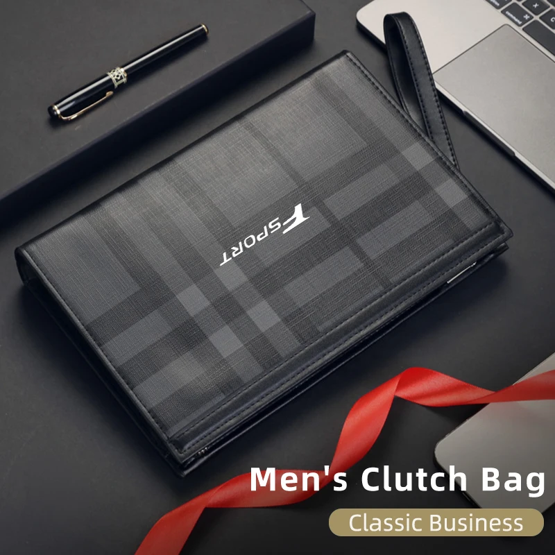 Business Luxury Male Phone Clutch Bags Designer Men Bags For Lexus Fsports CT200h ES250 ES300h IS250 IS200 GS300 GS460 GX470