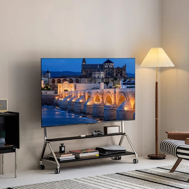 

Removable TV stand Floor 304 stainless steel 60-85 inch TV available Living room Bedroom