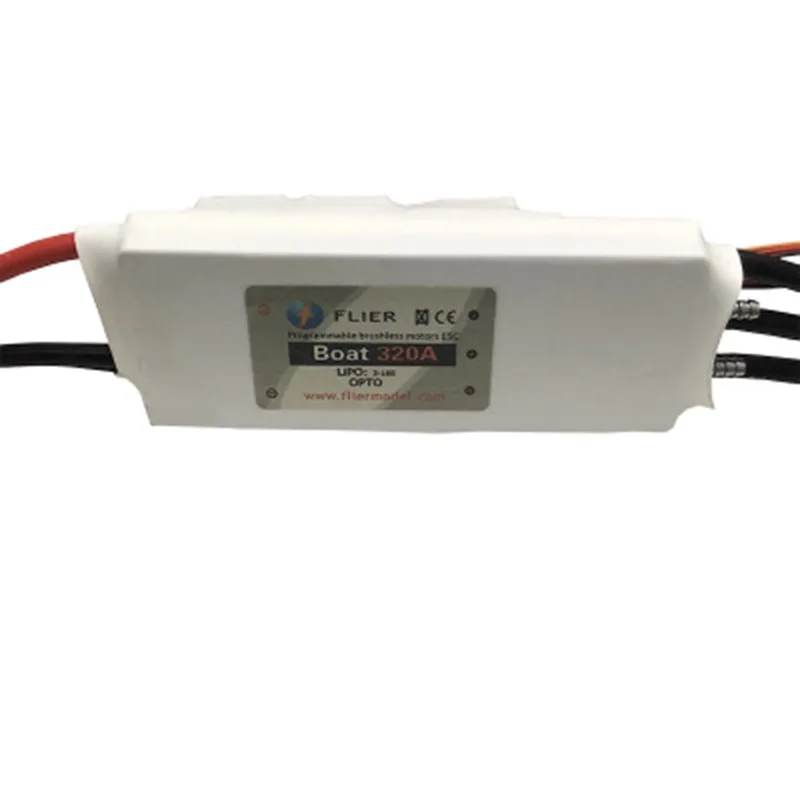 FATJAY FLIER 320A ESC 16S 水冷式高電流高電圧ブラシレス電子スピードコントローラー RCボート/サーフボード用