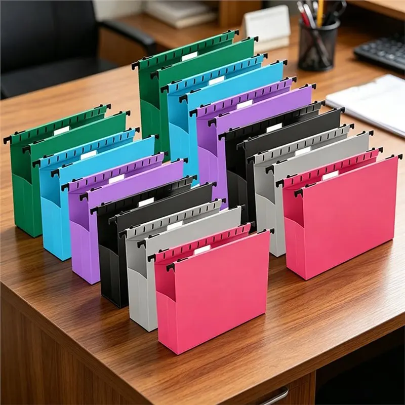 Reliable-Extra Capacity Plastic Hanging File Folder Heavy Duty 2 Inch Expansion Filing Cabinet Folders For Bulk Files,Extra Capa