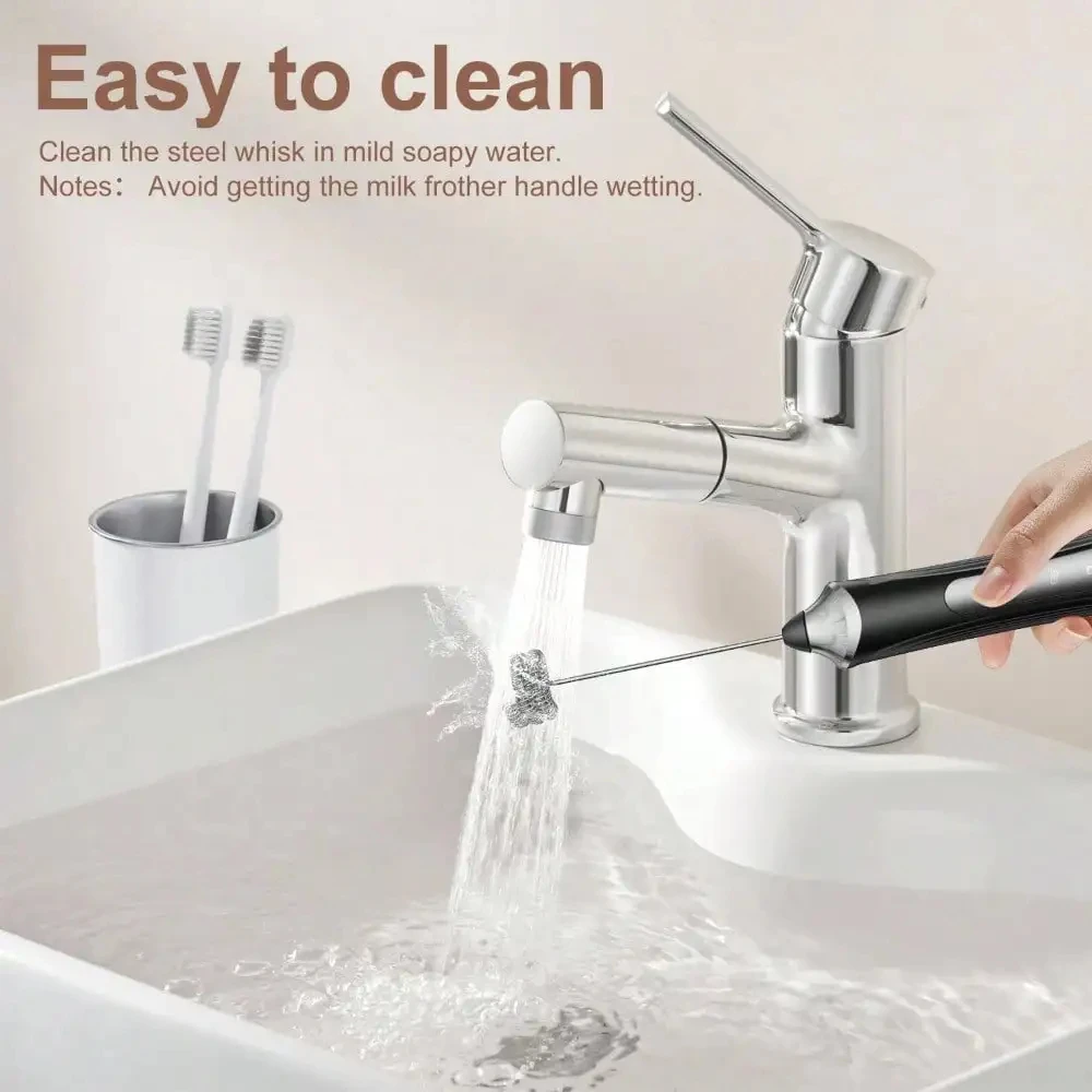 خلاط كهربائي محمول، رغوة حليب القهوة، رغوة الكريمة، خلط الطعام المحمول في الهواء الطلق وآلة الطعام التكميلية