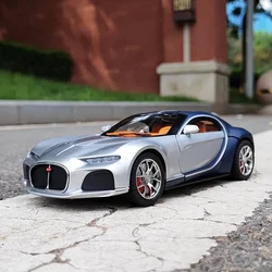 1:24 BUGATTI ATLANTIC sports car Simulation Diecast Metal Alloy Model car Sound Light Pull Back Collection Kids Toy Gifts A625