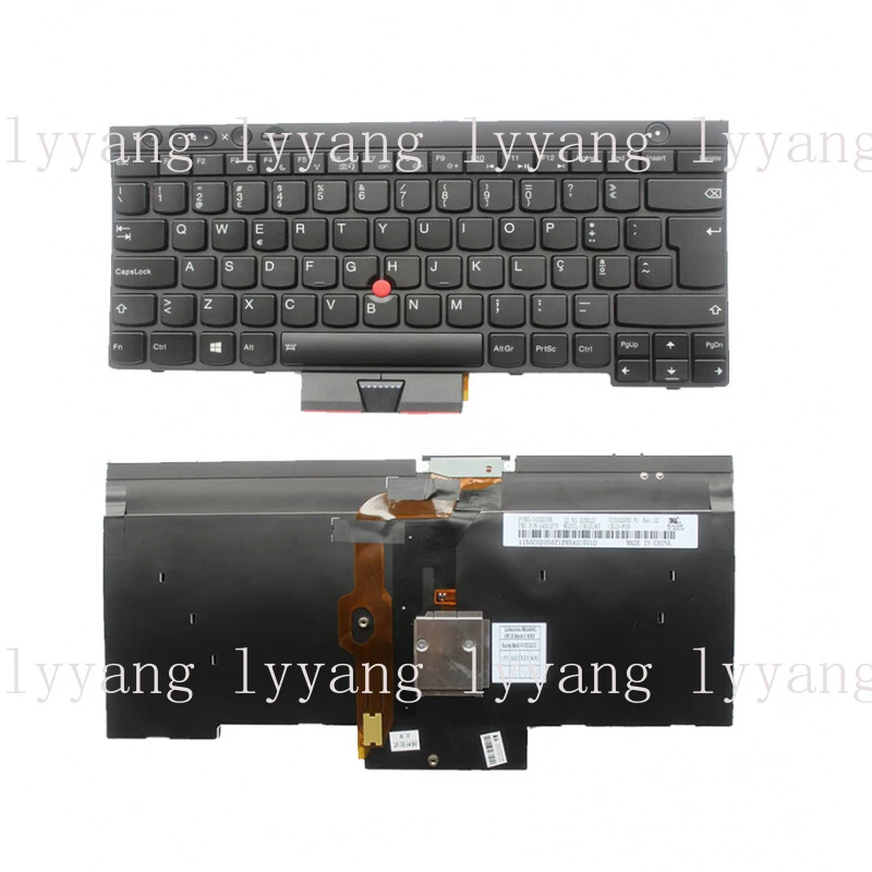 f  04X1375 FOR Lenovo Thinkpad X230 X230i X230T T430 Portuguesel Backlit Keyboard