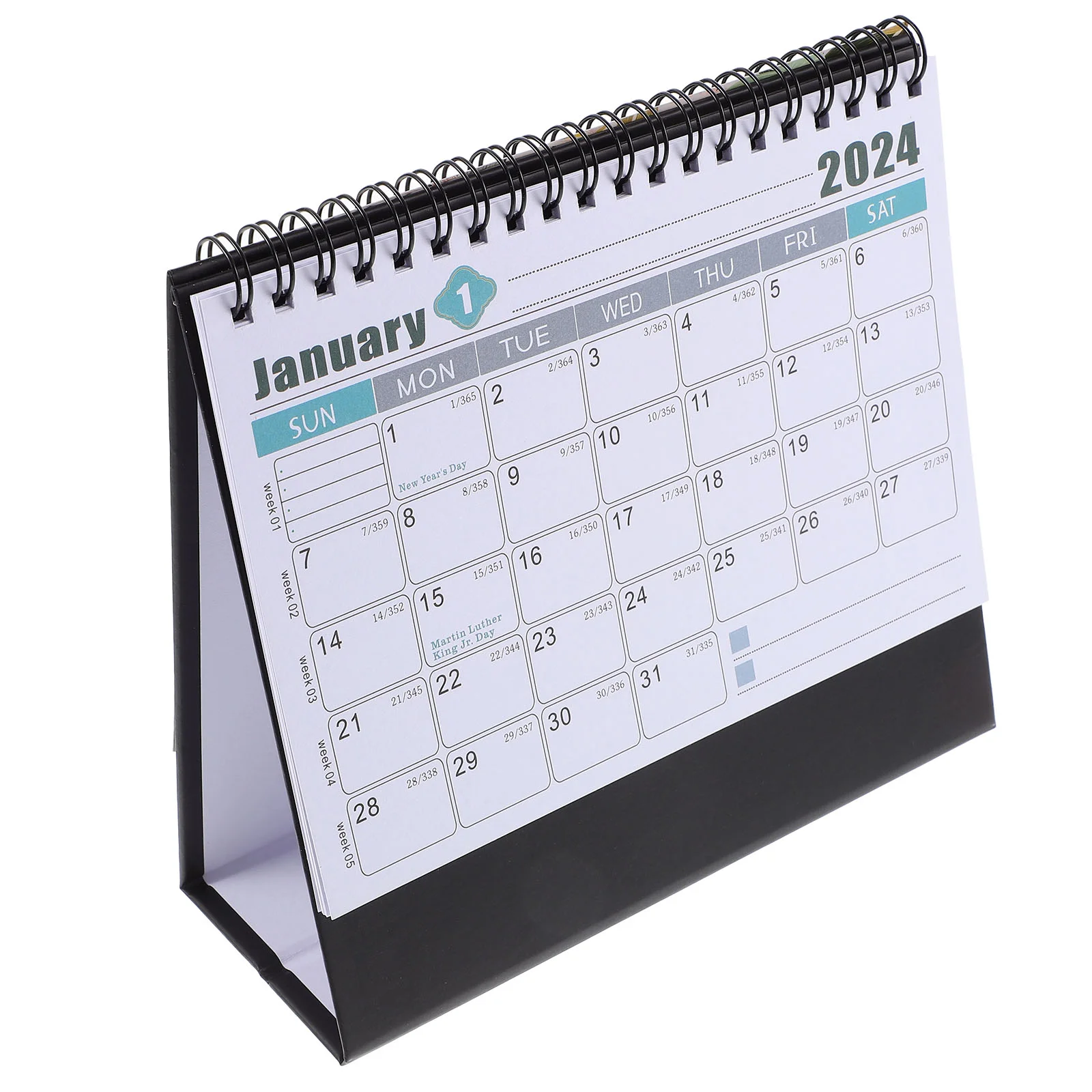 

2024 Desk Calendar Office Desktop Monthly Calendars Household Note Supplies Daily Decor