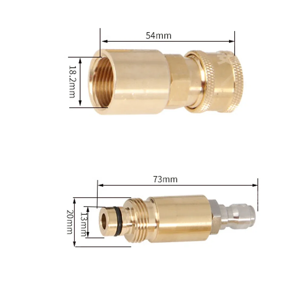 Car Wash Accessories Adapter for Karcher HD High Pressure Washer Gun Head 1/4 Quick Connection New Style for Karcher Washer Gun