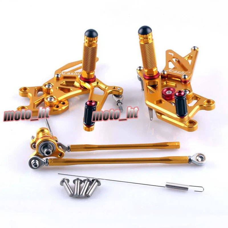 Adjustable Rear Set Foot Pegs Footrest Bracket Assembly For Honda CBR600RR / CBR600RR 2007-2008 Motorcycle Accessories