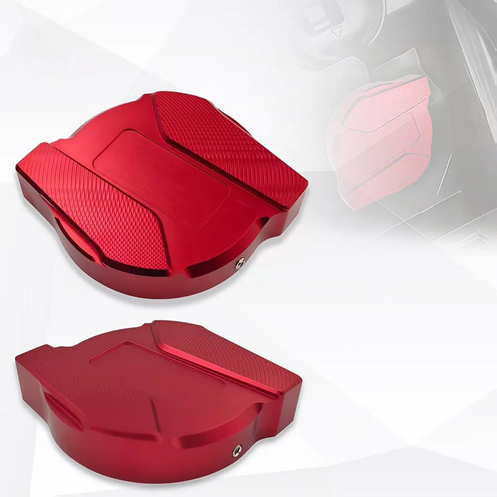 Accesorio de repuesto para tapa de tanque de combustible de motocicleta, cubierta decorativa de aleación de aluminio adecuada para la mayoría de tanques de combustible de motocicletas