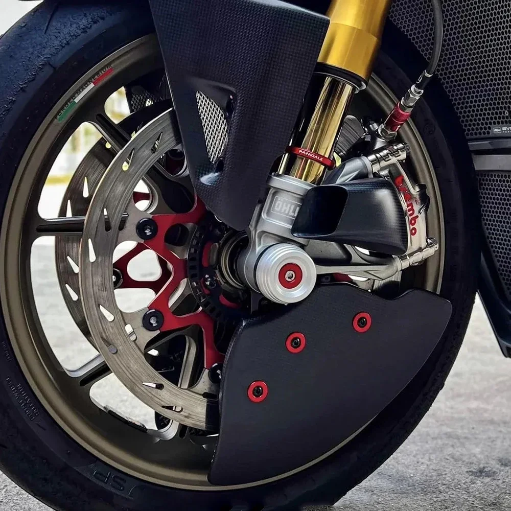 

For DUCATI 899 959 1199 1299 S R motorcycle accessories carbon fiber brake air guide plate rectifier protective cover