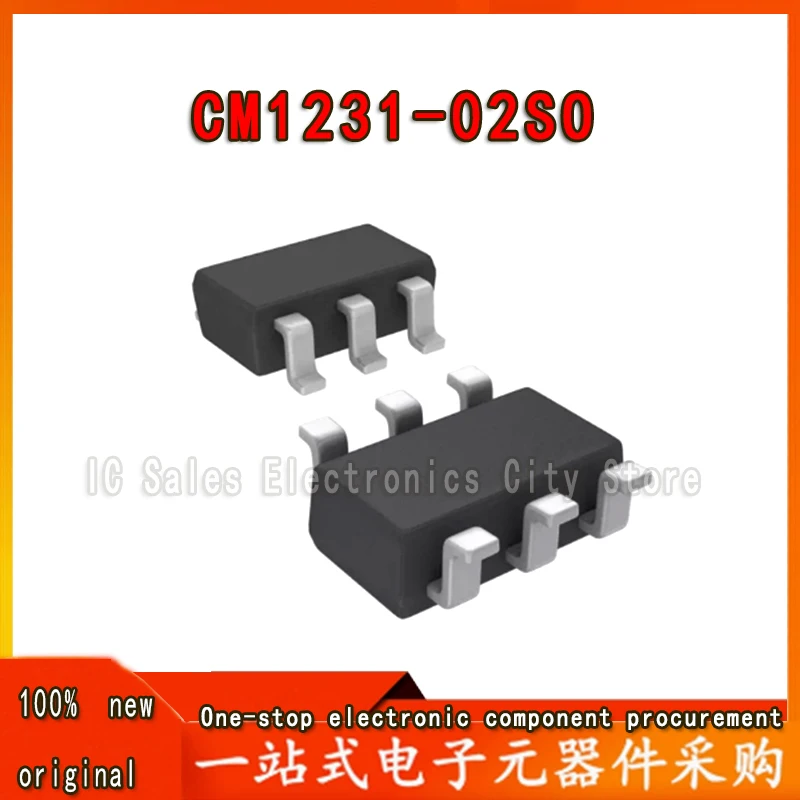 15 pièces 50 pièces CM1231-02SO CM1231 D312 SOT23-6 IC meilleure qualité