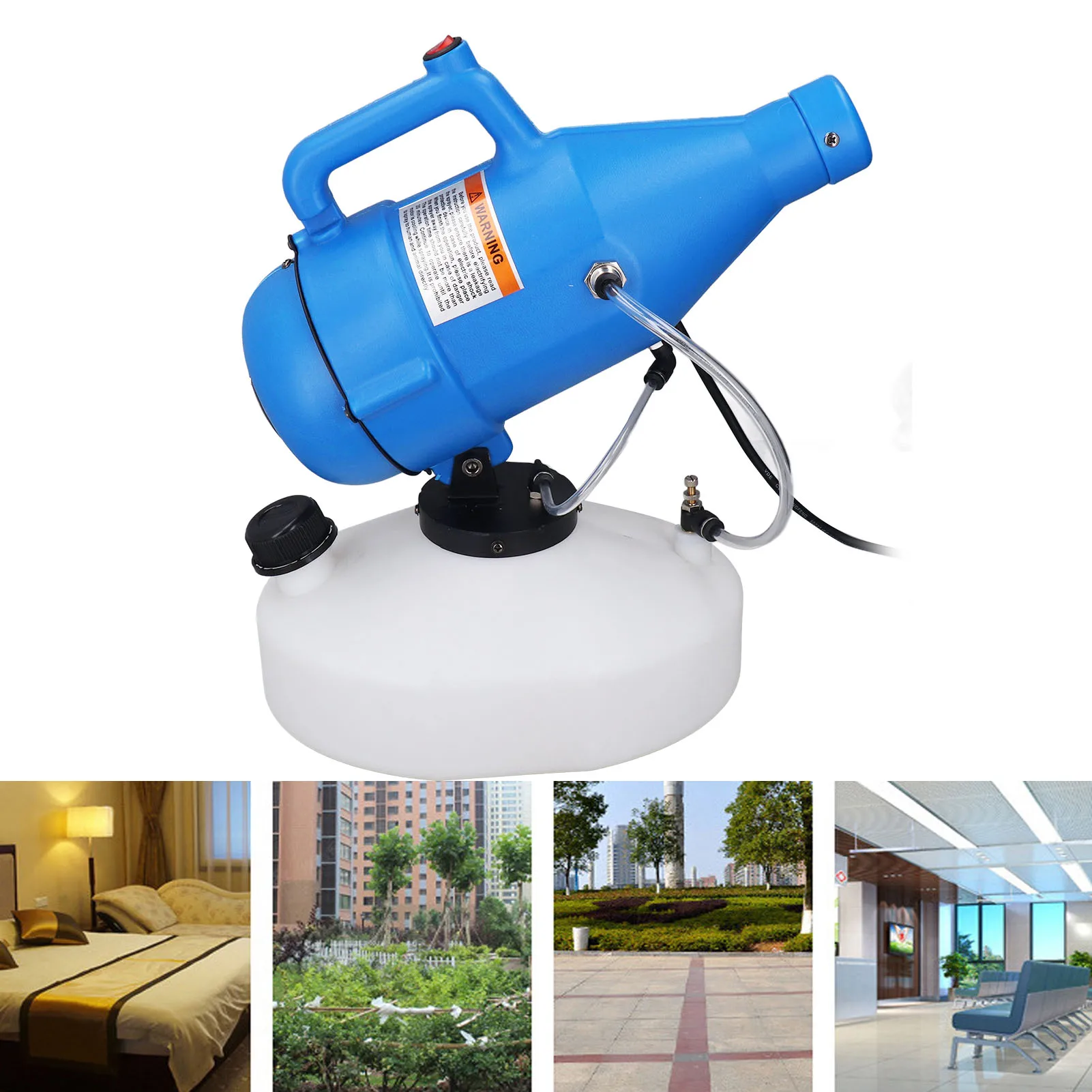 Electric Atomizer 4.5L ULV Mist Spray Machine 8 to 10m Spraying for Home School Hotel