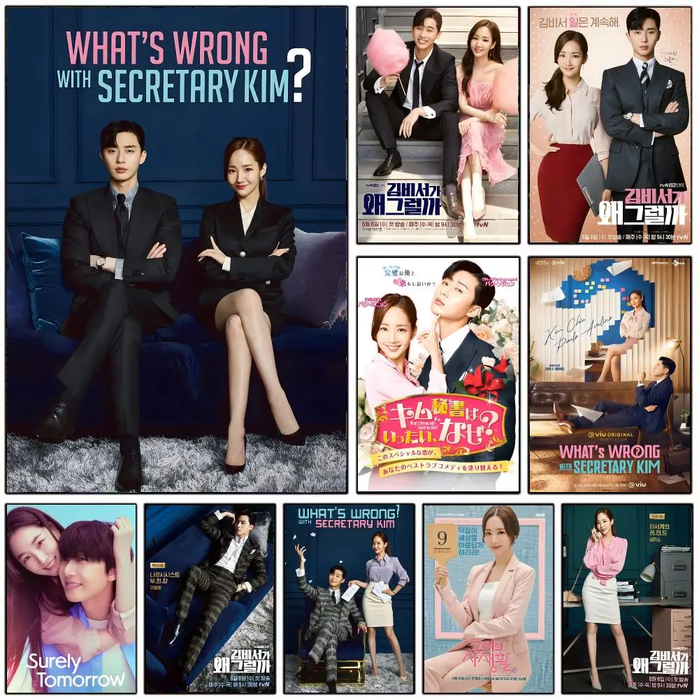 Romance Drama W-Whats Wrong With Secretary Kim Poster Wall Art Print Decorative Mural Home Decor Gift Unframed