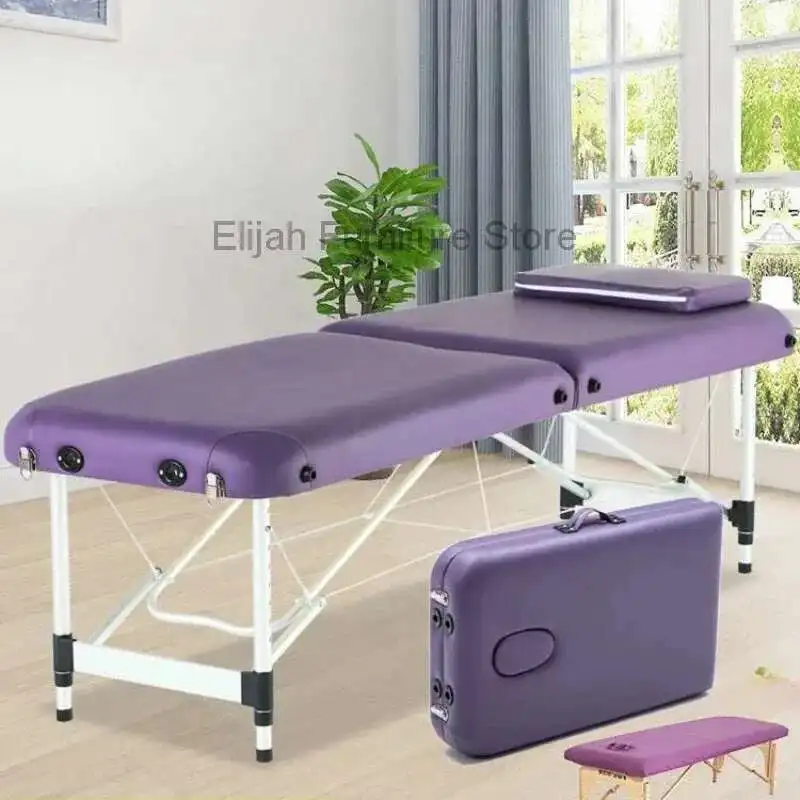 

Face Tattoo Massage Table Spa Physiotherapy Bathroom Massage Bed Lit Pliant Mattress For Eyelash Stretcher Beauty Furniture